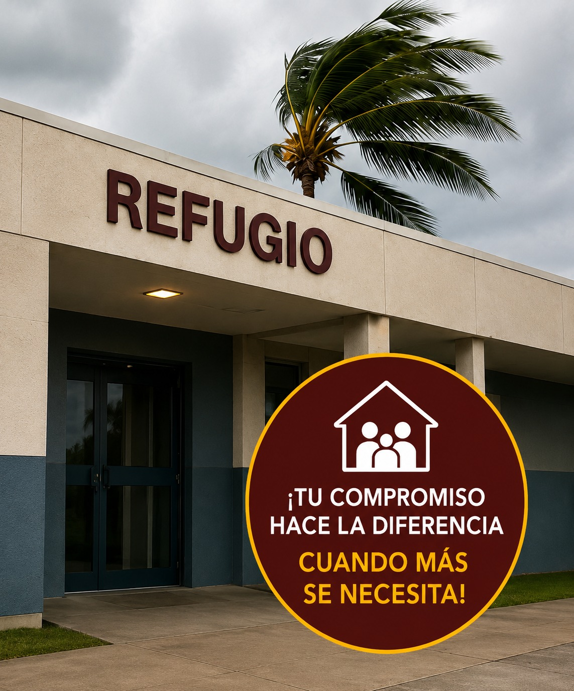 Refugio de emergencia IMC - Tu compromiso hace la diferencia